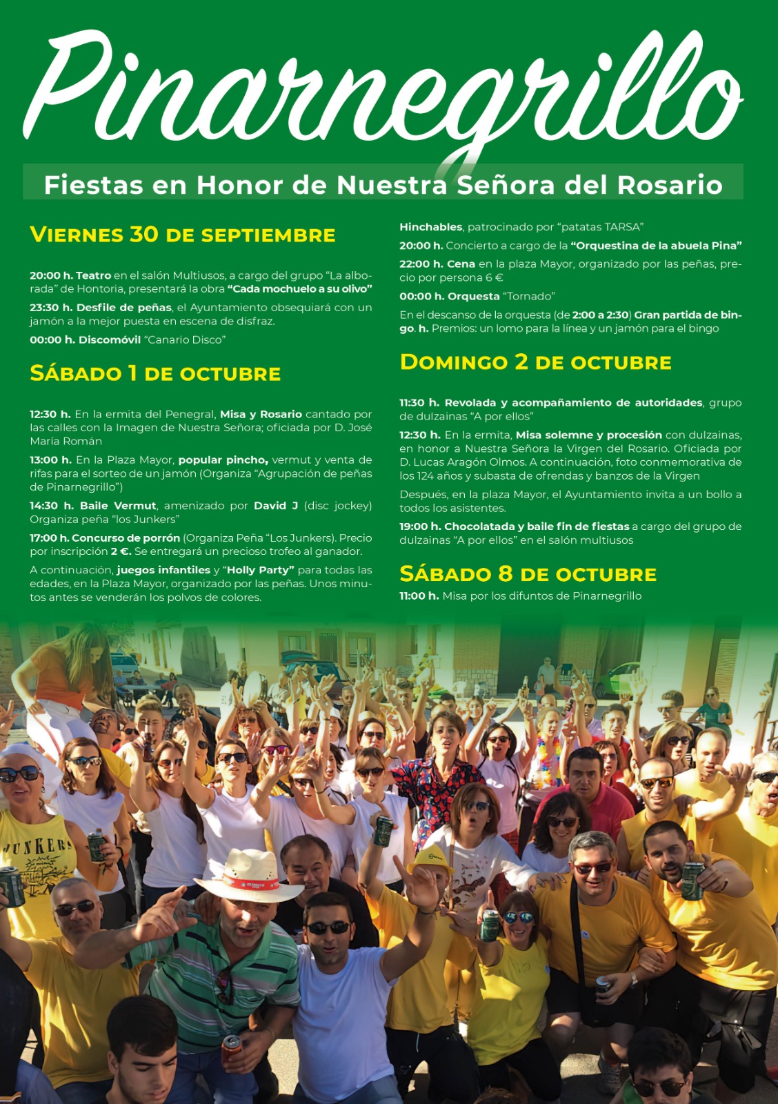 Fiestas en honor a Nuestra Señora del Rosario 2022 Pinarnegrillo
